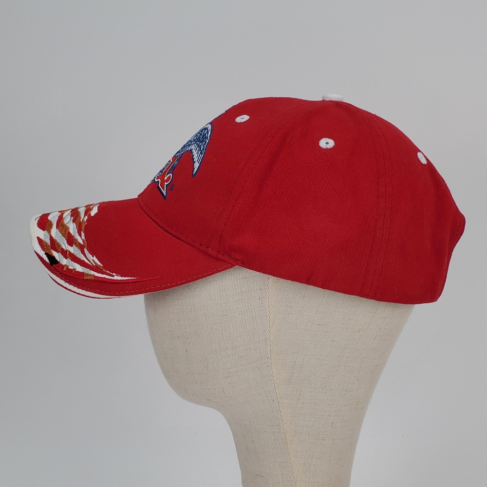 Budweiser Hat Red American Flag Eagle Logo Anheuser Busch Adjustable BaseballCap - Picture 3 of 9